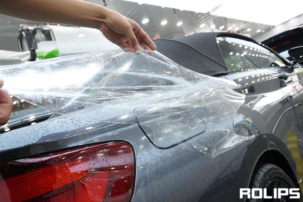 車衣怎么貼？汽車貼車衣詳細(xì)步驟流程教程（4）