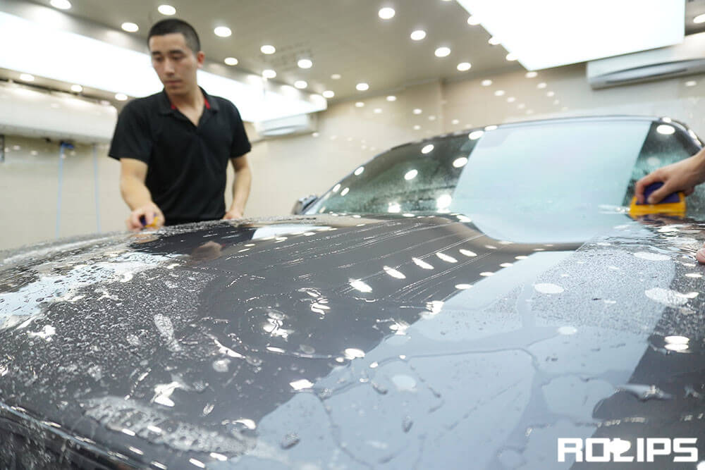 車衣怎么貼？汽車貼車衣詳細(xì)步驟流程教程（8）